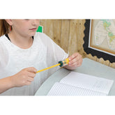 Dixon Ticonderoga Duo Sharpener/Eraser, Green and Yellow, 1 Count